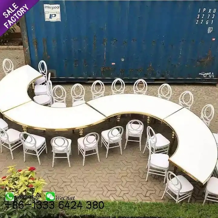 stainless steel wedding table