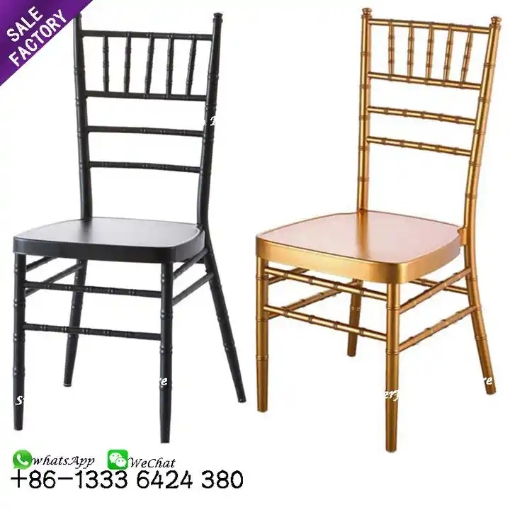 metal wedding chair