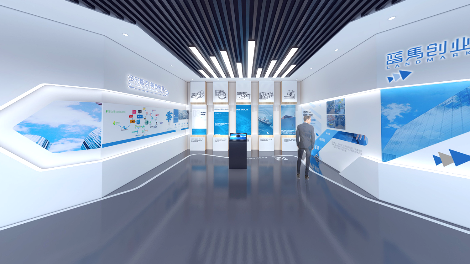 东营创新孵化基地展厅 东营创新孵化基地展厅
