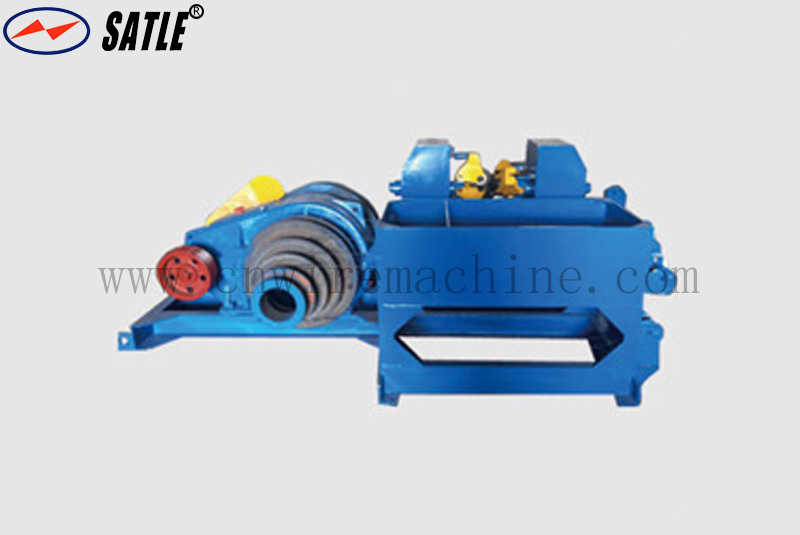 Wire drawing and ribbed wire making machine