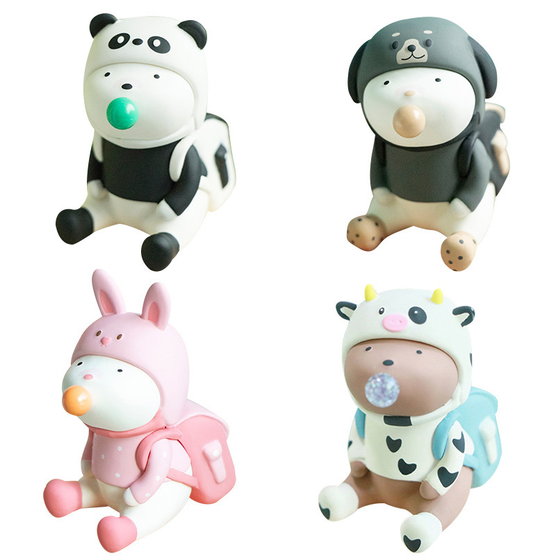 Panda figurine blind box Hand puppet customized production