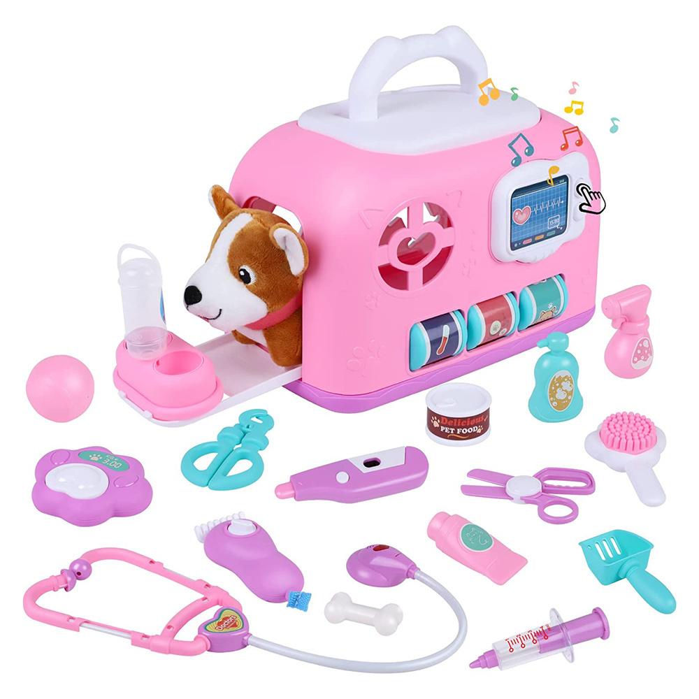 Role-Play Doctor's Clinic Toys  Pet Care Toy Set