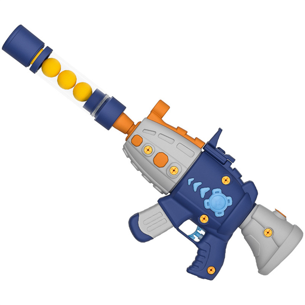 Children's toy gun sound and light gun backpack water gun soft bullet gun four-in-one assembled gun boys outdoor toys wholesale