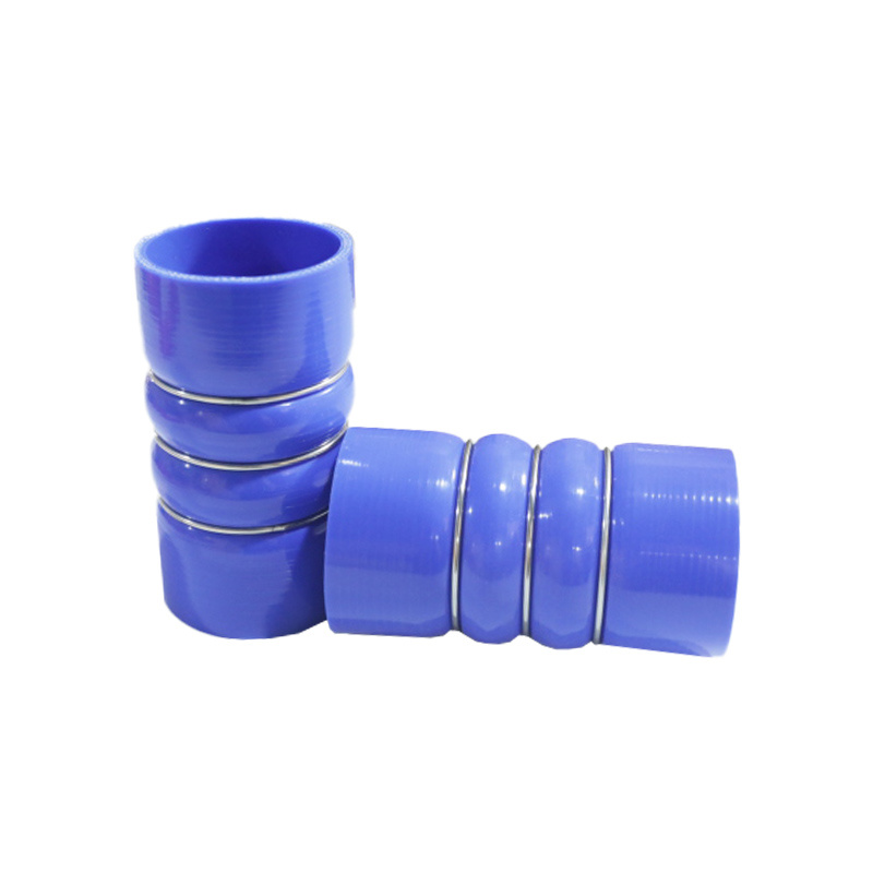 Flexible corrugated auto engine system parts rubber intake pipe hump silicone hose