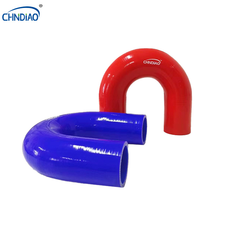 Truck 63mm U Shape Car Air Intake Silicone Water Pipe Inter Cooler Coupler Turbo Rubber Hose