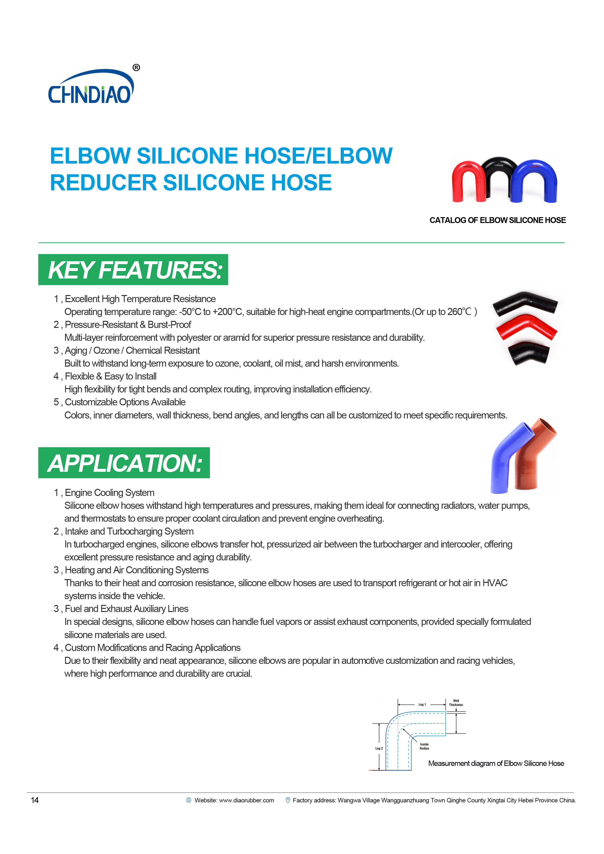 Elbow Silicone Hose/Elbow Reducer Silicone Hose Elbow Silicone Hose/Elbow Reducer Silicone Hose