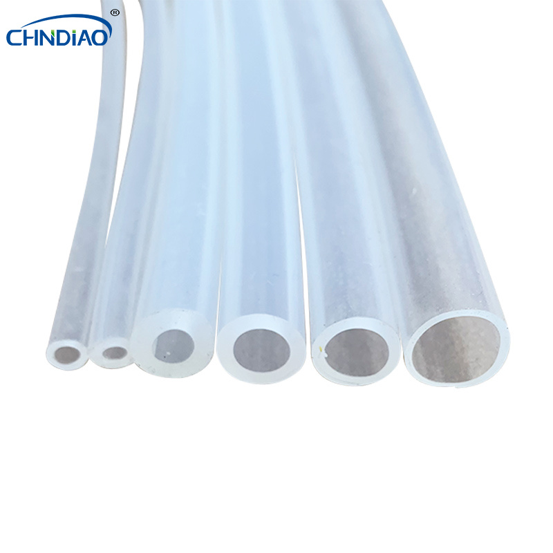 Extruded Clear Beer Milk Flexible Platinum Cured Hookah Pipe Silicone Tube Hose