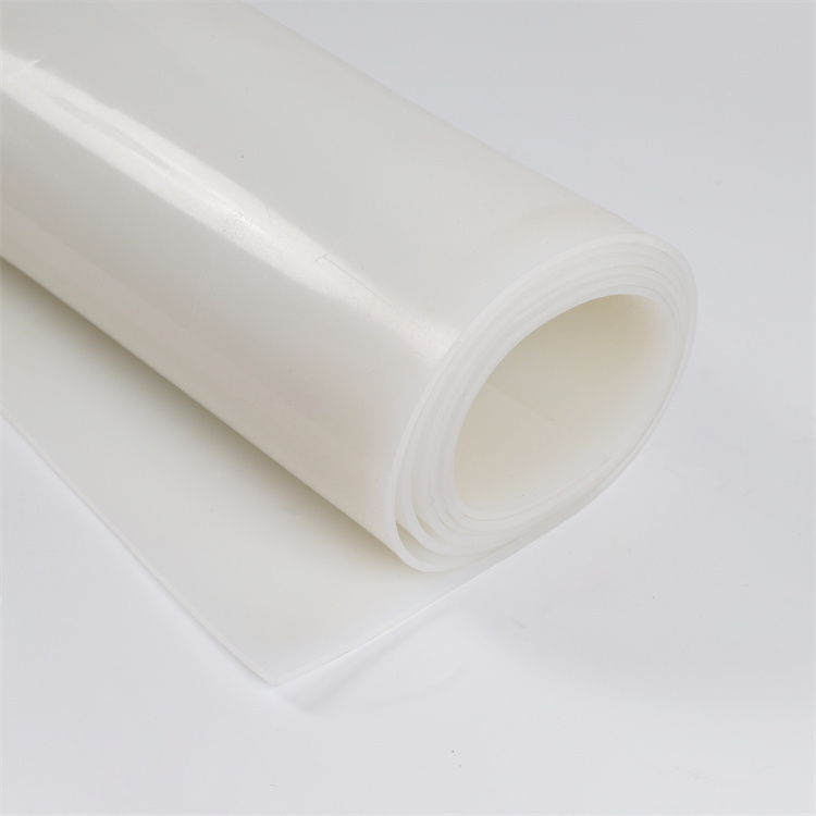 Anti-slip 2mm 3mm 6mm thickness transparent silicone stamp roll rubber sheet for heat press making machine