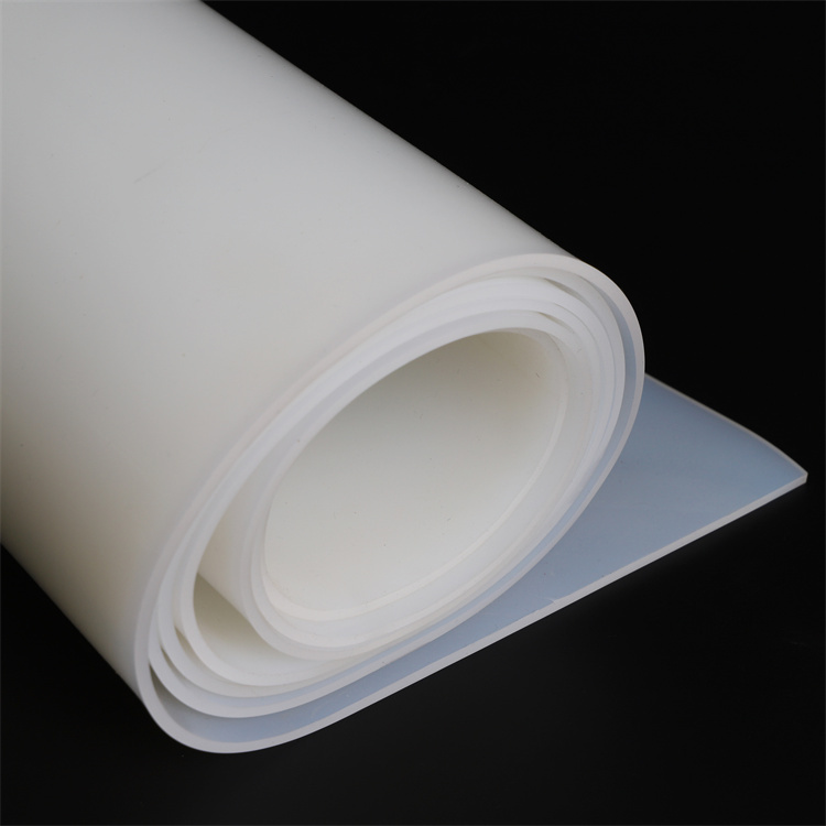 白色防震密封垫硅胶板 耐高温硅胶垫 耐老化硅胶卷材宽1m 1.5m