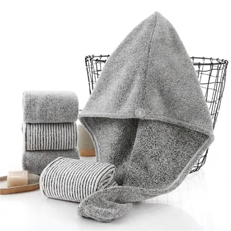 Bamboo Charcoal Hair Towel