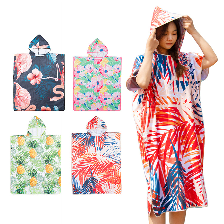 Microfibre beach changing robe