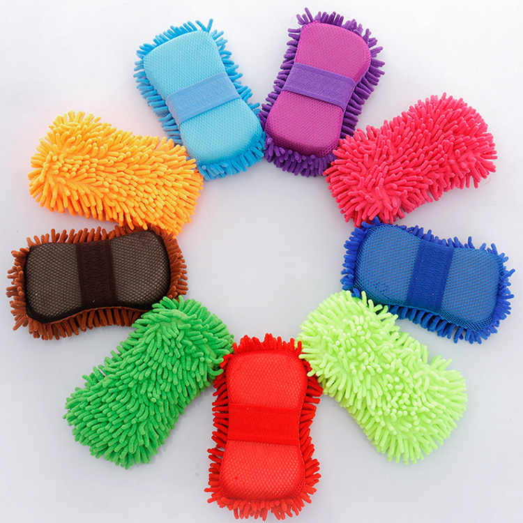 Chenille Car Cleaning Sponge
