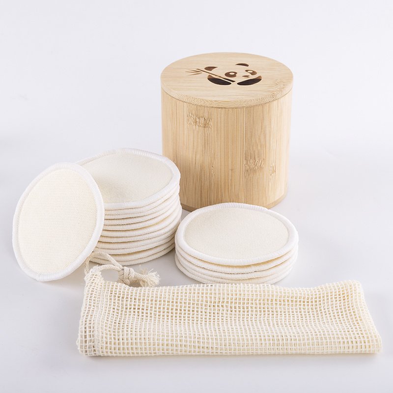 Cotton linen make-up remover pad