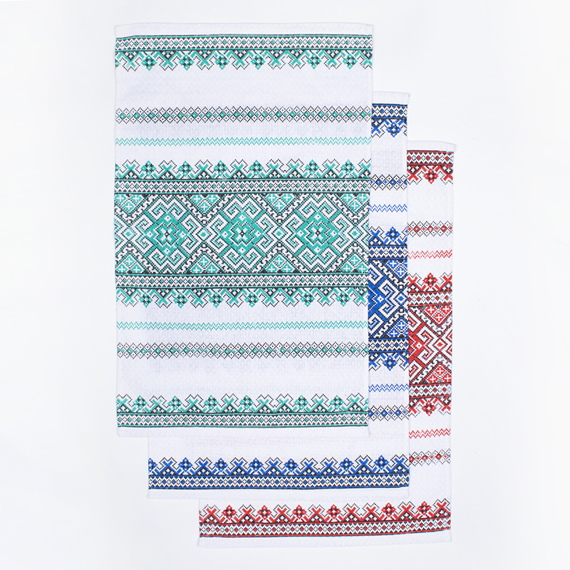 Printed tea towel