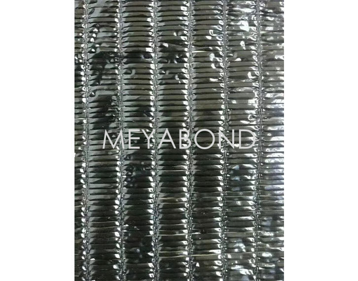 Plastic flat netting, application as shade net in agriculture