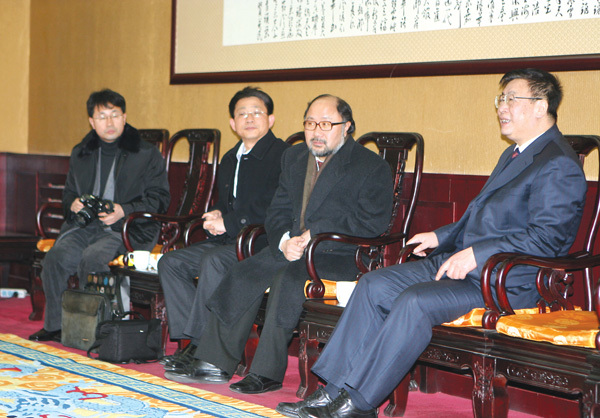 韓國京畿道博物館館長金載悅一行來我院進行訪問 韓國京畿道博物館館長金載悅一行來我院進行訪問