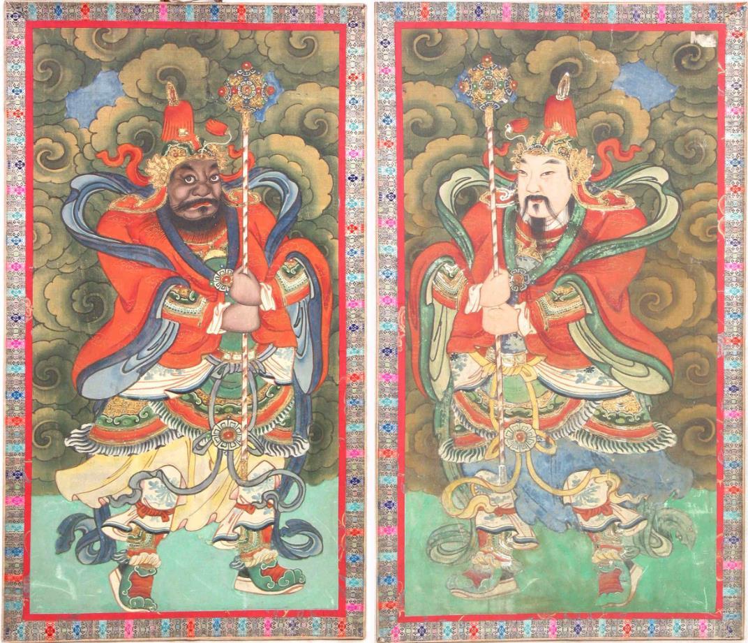 【沈陽故宮精美文物鑒賞】清將軍門神 【沈陽故宮精美文物鑒賞】清將軍門神