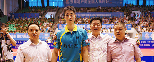 July 2011 Exclusive title of the National Table Tennis League Guanghan Division