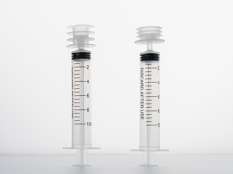 Syringe 10ml with cap adapter