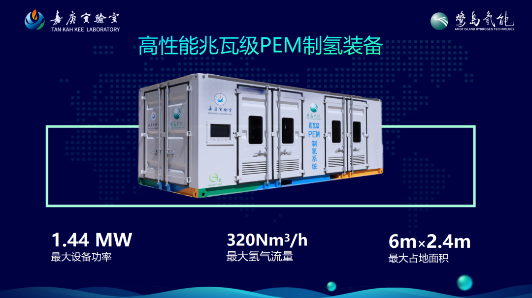 High-performance megawatt-level PEM hydrogen production equipment released