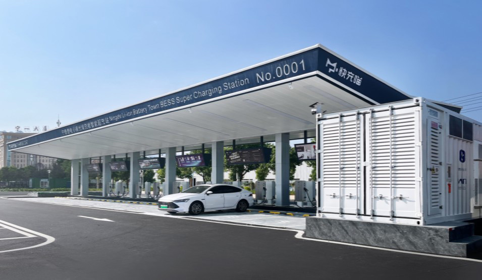 福建宁德锂电小镇光储充检智能超充站