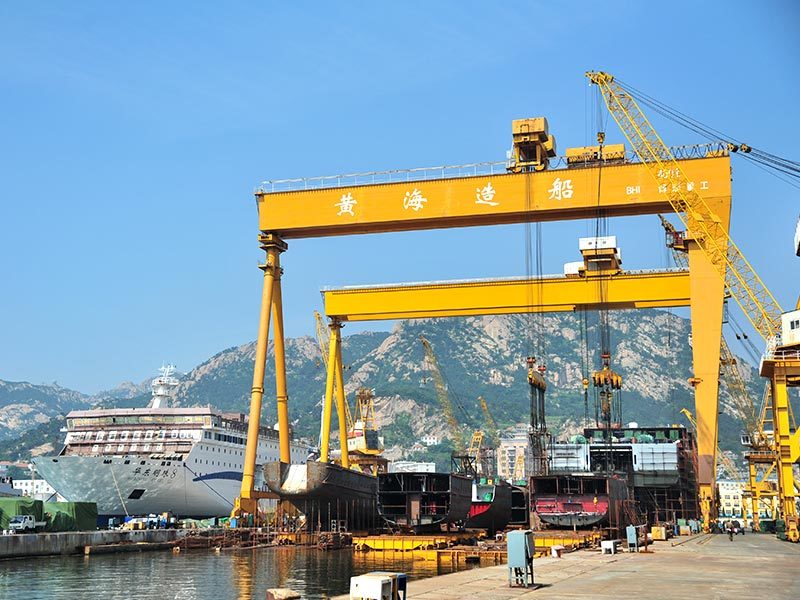 10,000-ton ship platform