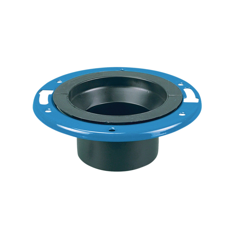 CLOSET FLANGE - HUB,  ADJ METAL RING EPOXY COATED