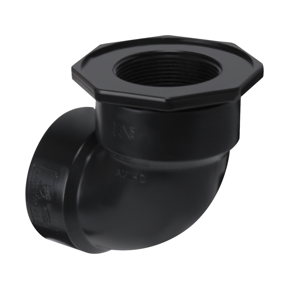Bathtub Overflow Elbow ABS 1-1/2 " &1-1/4" Diamond