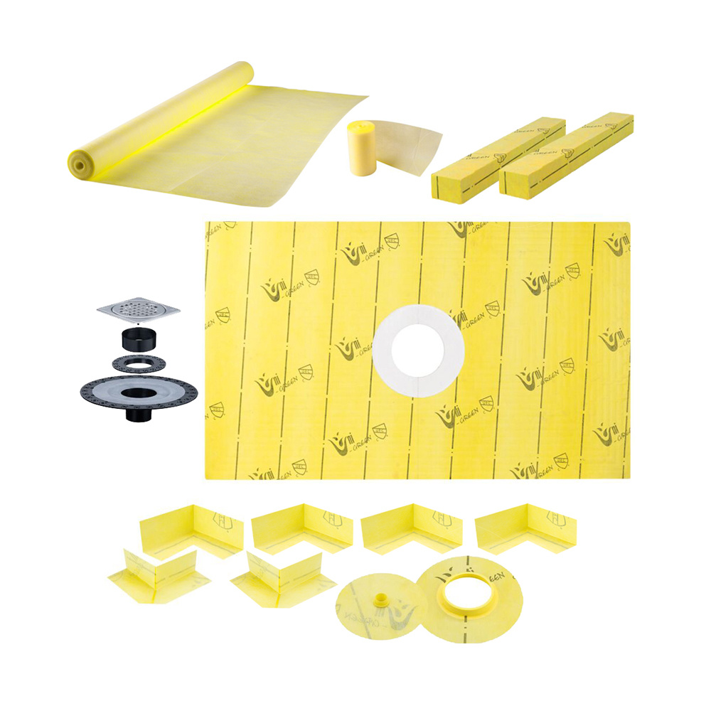 EPS Shower Pan Kit 60 by 36 in with Center Drain