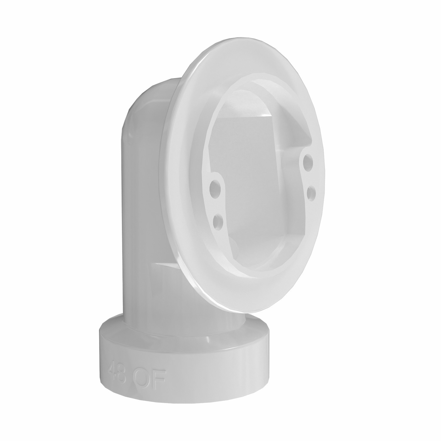 Bathtub Drain PVC 1-1/2 "  Overflow Elbow