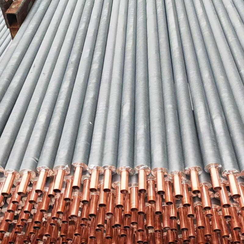 DR rolled copper aluminum finned tube