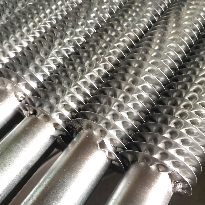 Galvanized wound finned tube