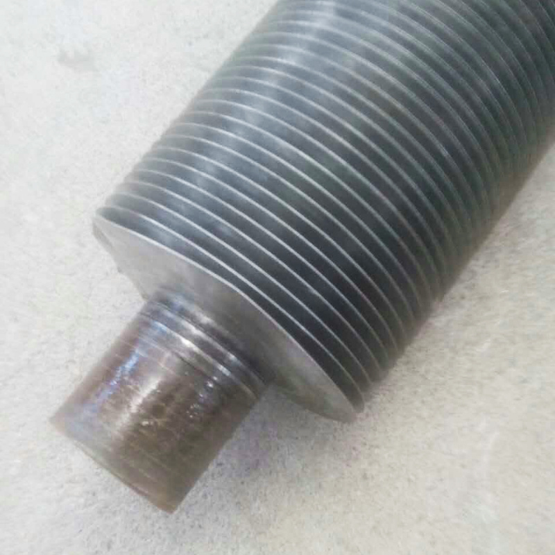Embedded finned tube