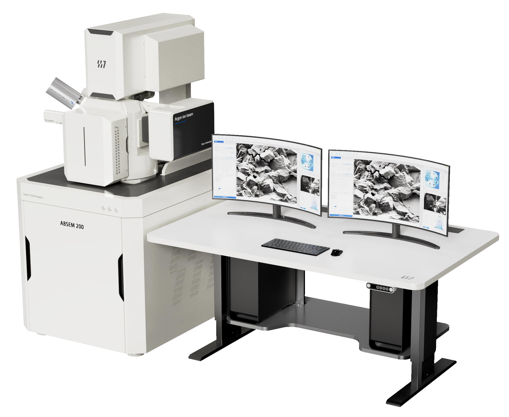 Argon ion field emission scanning electron microscope ABSEM200