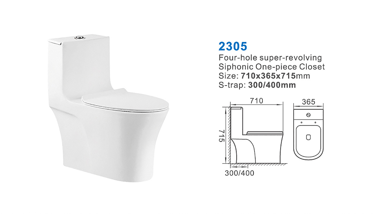 2305-Wholesale one piece toilet