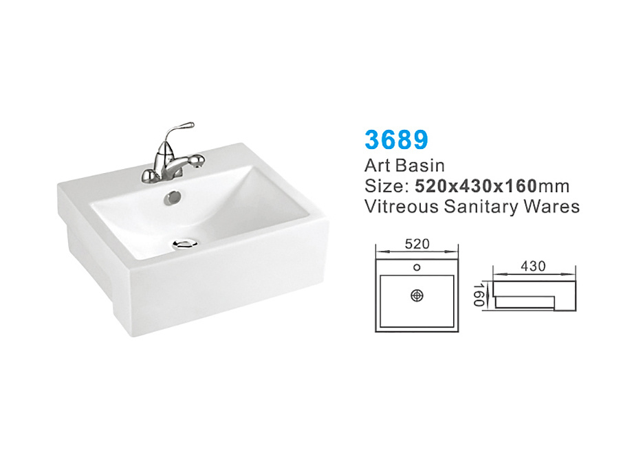 3689 ceramic basin