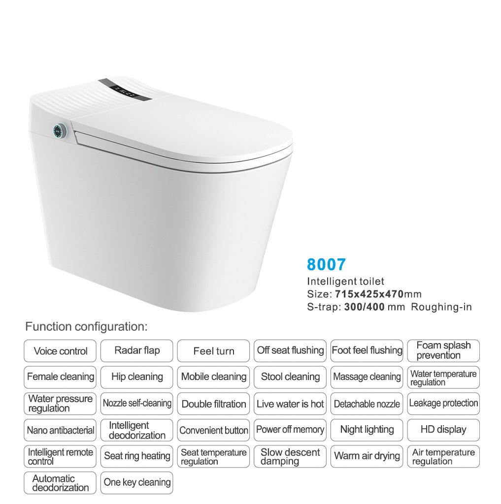 8007-Intelligent toilet supplier