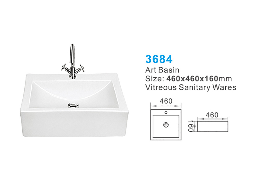 3684 Wholesale ceramic basin