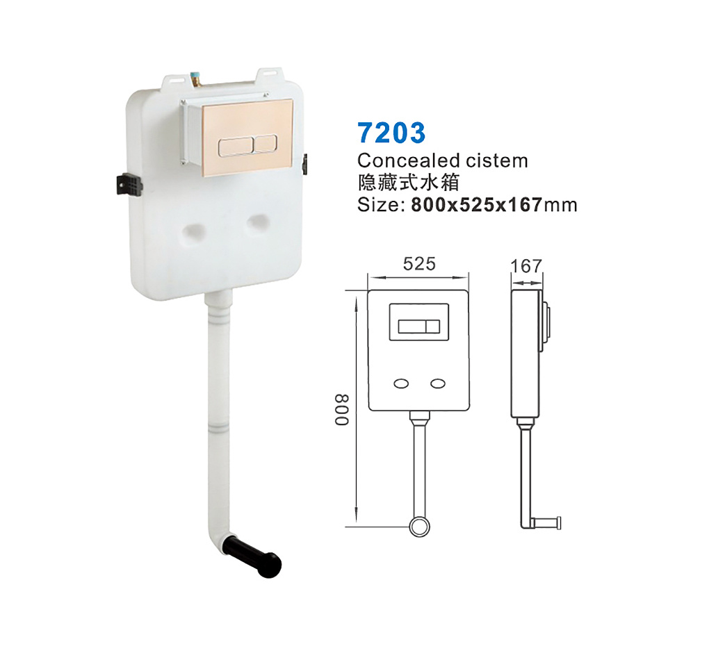 7203-wall hanging toilet tank For sale