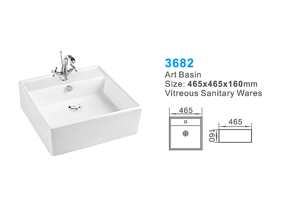 3682 Cheap ceramic basin
