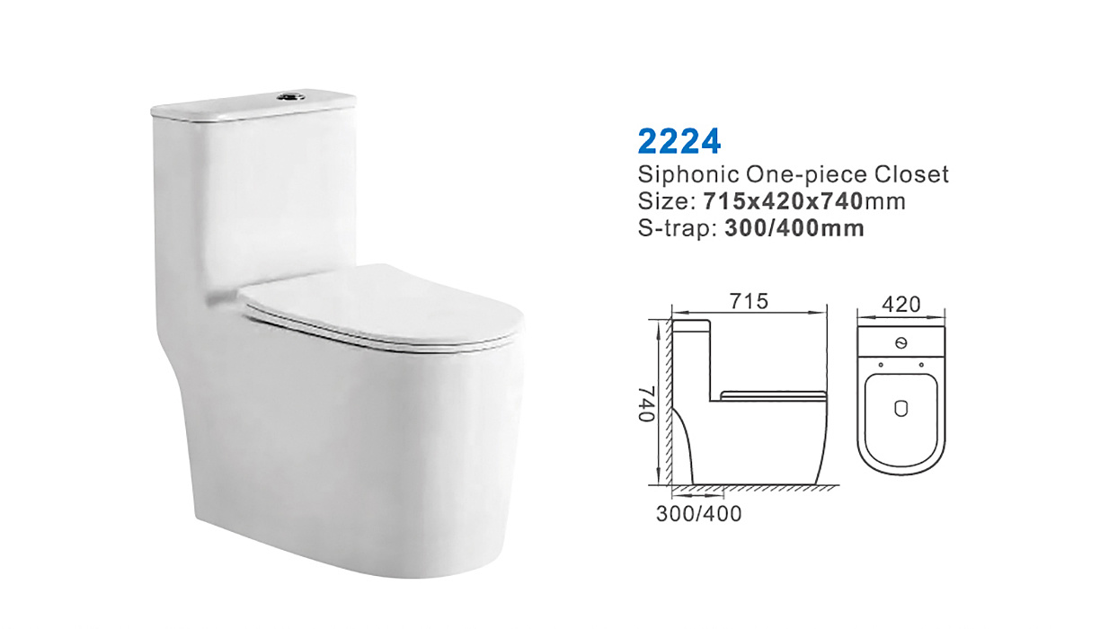 2224-one piece toilet prices