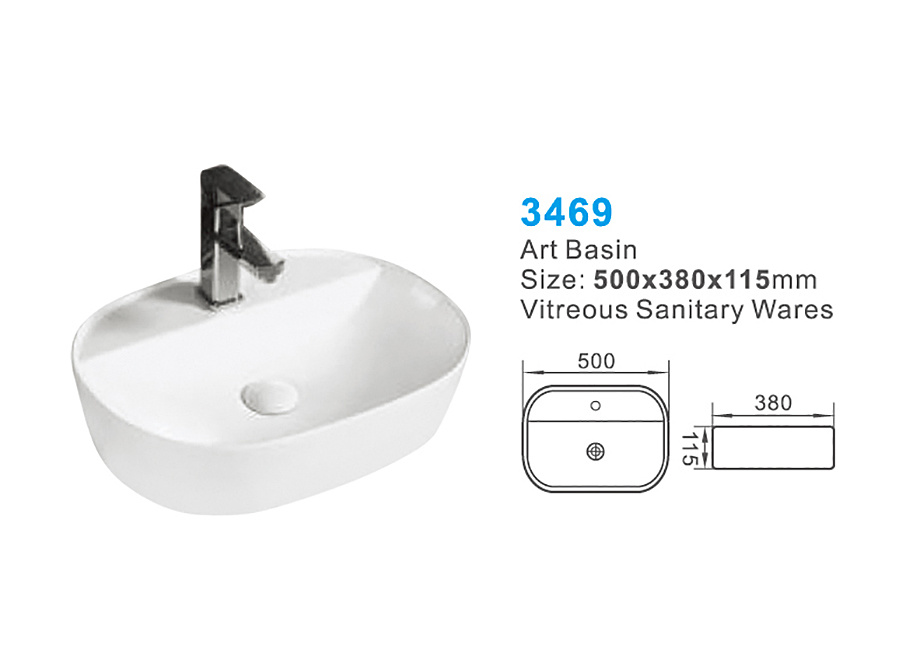 3469 ceramic basin price