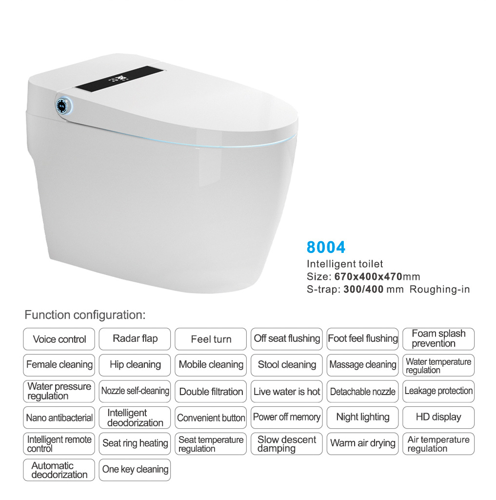 8004-Intelligent toilet Manufacturers China