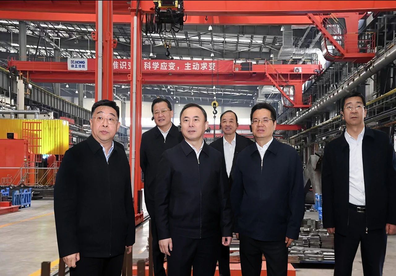 宋樂偉帶隊，全市重大產業項目觀摩走進徐工港口機械制造基地