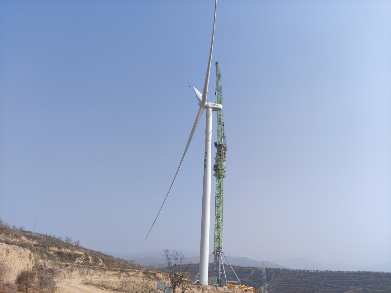 運籌丘陵地，中聯重科風電動臂塔機“亮劍”山西