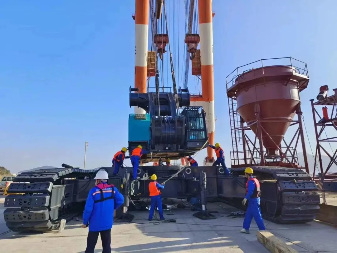 首樁開鉆！山河智能超級旋挖實力助建世界最大跨度公鐵兩用大橋