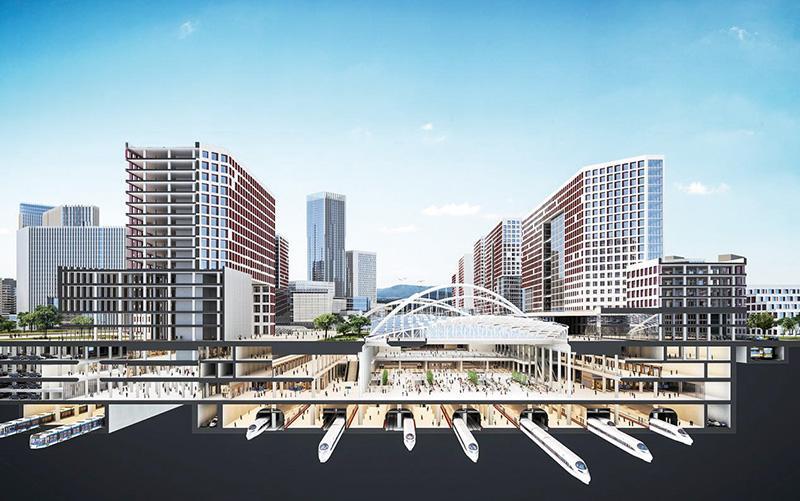 月度建安投資超10億元 亞洲最大地下綜合交通樞紐打造“副中心速度”