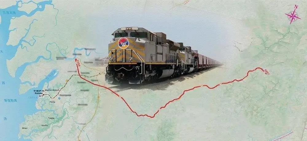 在幾內亞首條現代化鐵路吊火車頭是一種什么體驗？