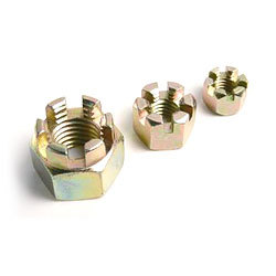 HEX SLOTTED NUT