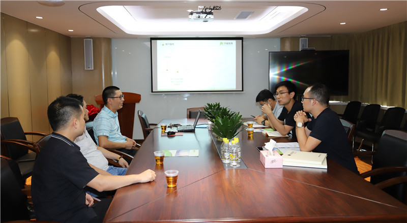  深城投中城公司莅临华丽公司参观考察